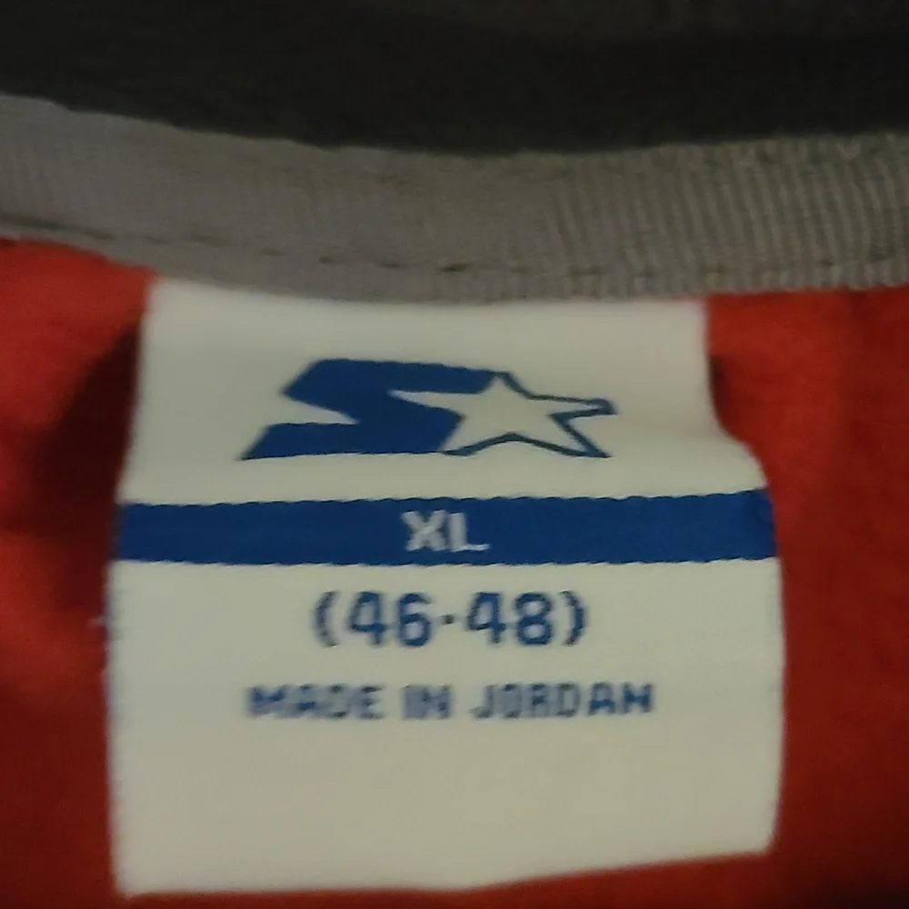 STARTER Men's Red Fleece Jacket Size XL 46-48